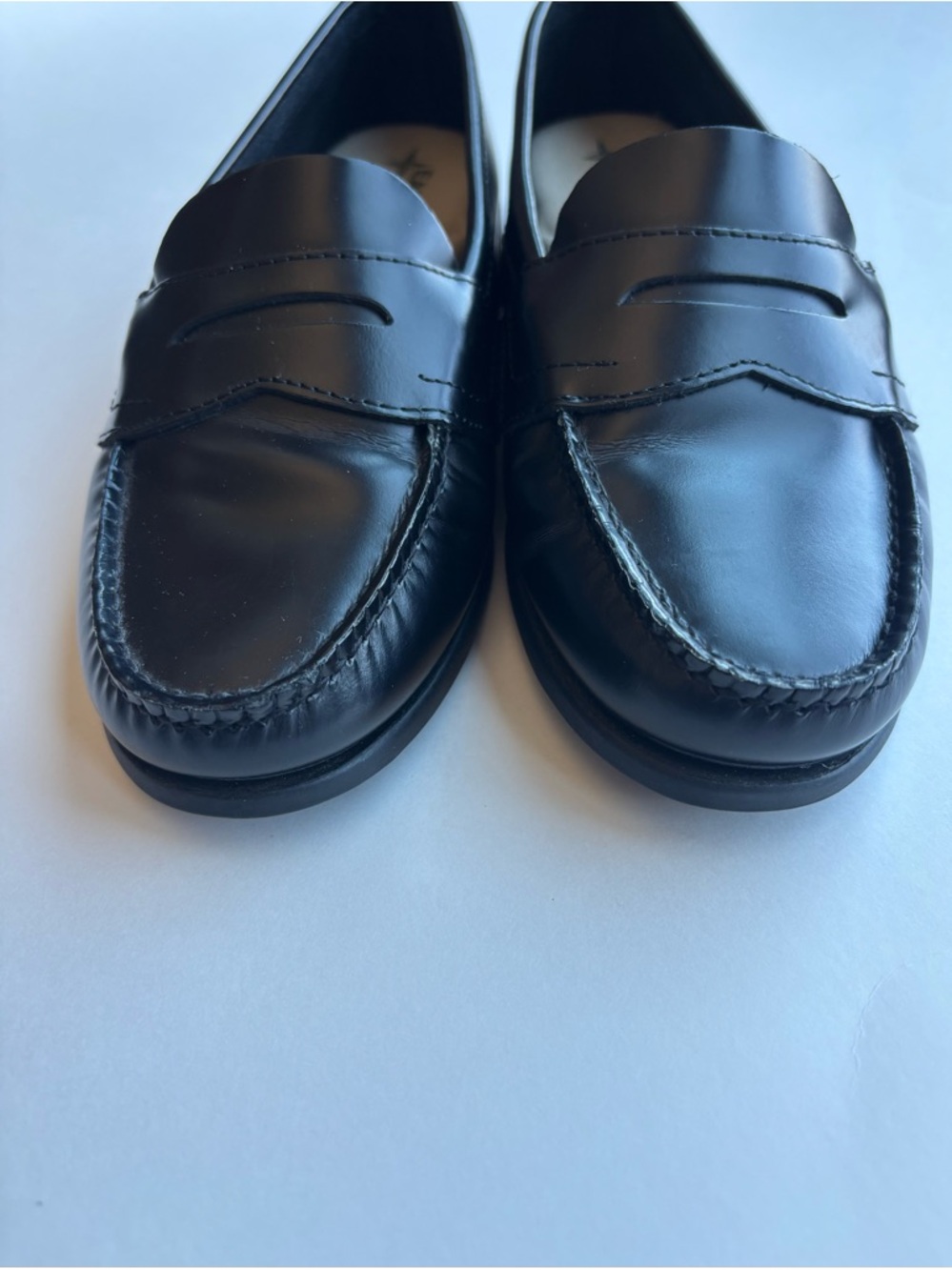 Women’s Eastland Classic Black Leather Loafers Size 7 - Picture 6 of 11